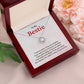 To My Bestie Necklace Friendship Gift for Girl, Meaningful Bestie Keepsake Jewelry, BFF Birthday Gift for Women