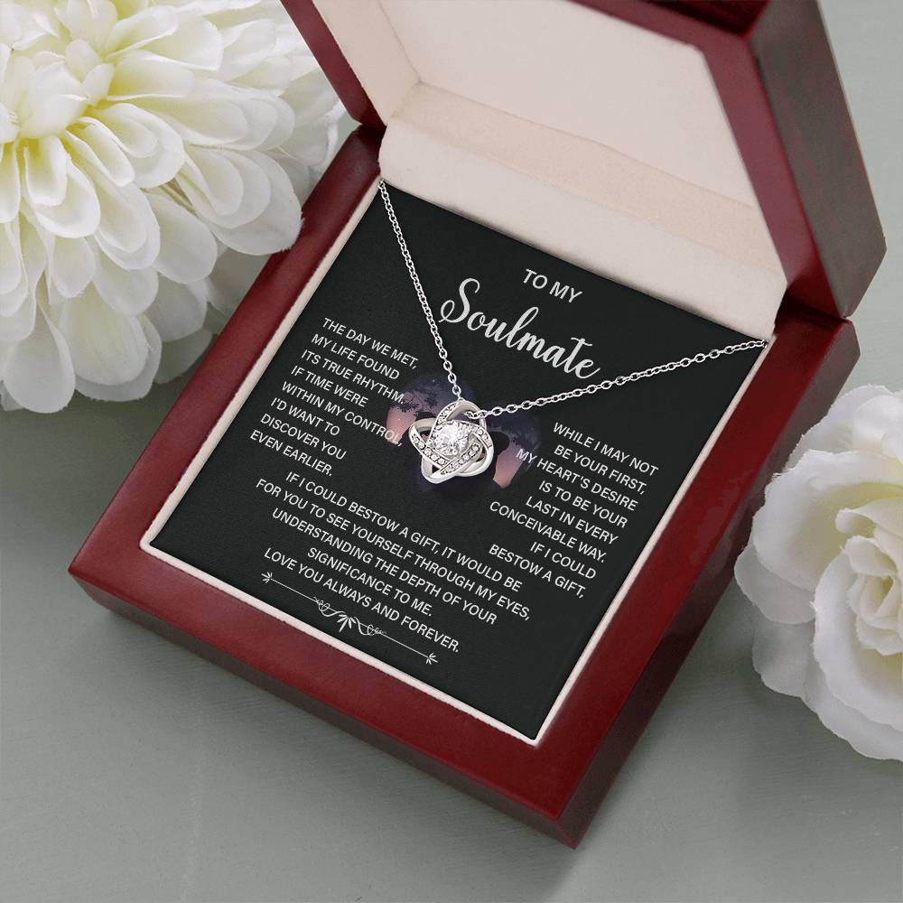 Soulmate Necklace Gift – Love You Always & Forever