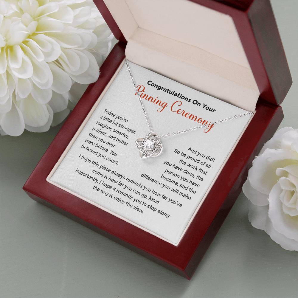 Congratulations On Your Pinning Ceremony Strength And Determination Jewelry Enjoy The View Necklace Best Wishes Necklace Path To Success Necklace Personal Growth Jewelry Motivational Jewelry For New Beginnings Meaningful Gift For Graduates