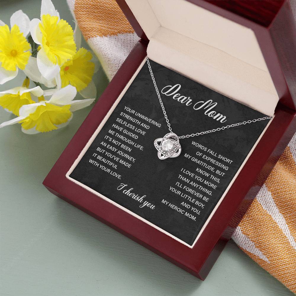 Dear Mom Dear Mom Necklace Gift Thoughtful Gift For Mom Unique Gift For Mother-child Bond Meaningful Gift For Mom Proud Son Gift For Mom Special Occasion Gift For Mom Best Mom Ever Necklace Spiritual Bond With Mom Necklace