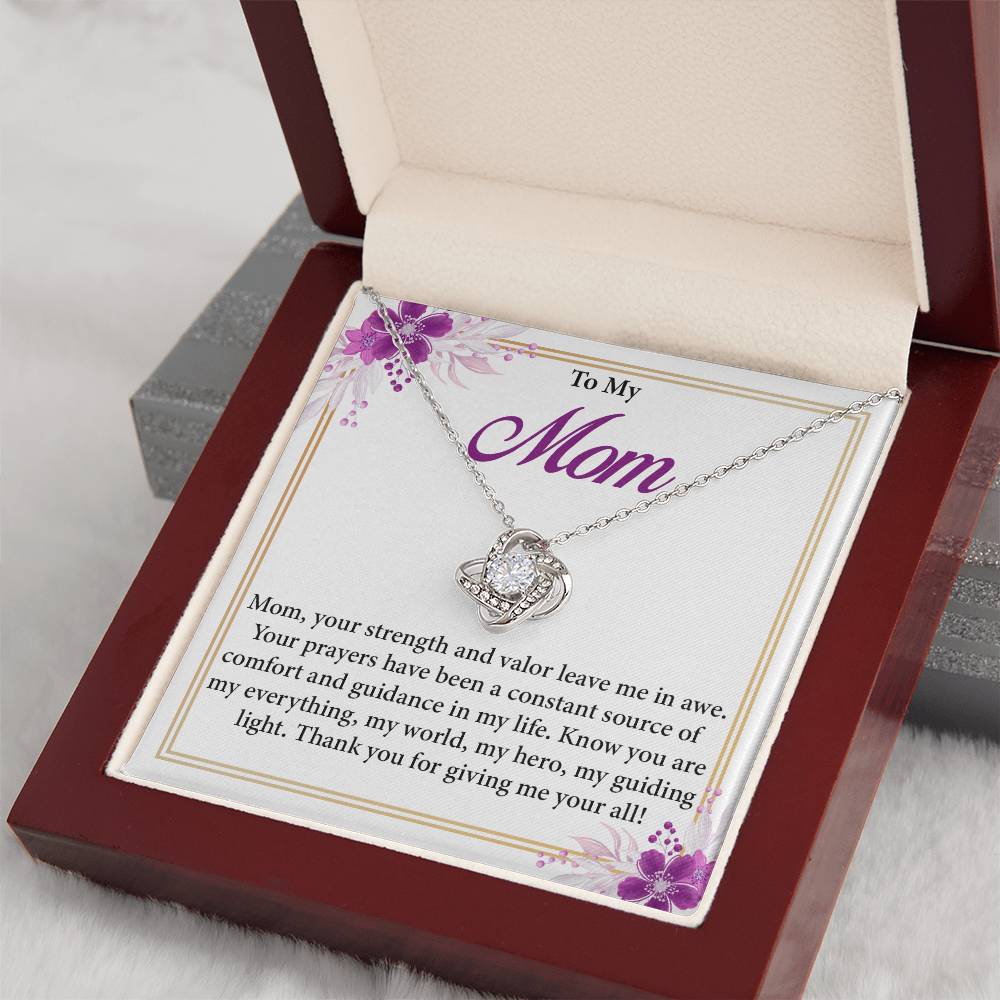 Mom Necklace Gift for Prayerful Mother – Gift Box