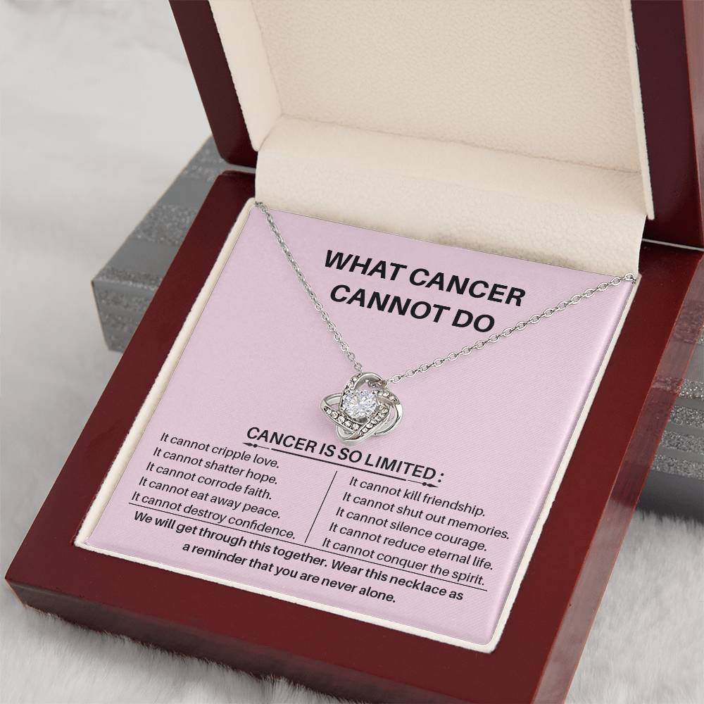 WHAT CANCER CANNOT DO CANCER IS SO.