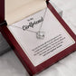 Girlfriend Love Knot Necklace Gift with Message Card