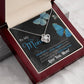 To My Mom Necklace Gift, Special Mother's Gifts, Mom Birthday Gift, Mother's Gift For Mom From Daughter And Son, 925 Silver Necklace Love Knot Necklace With Meaningful Message Card And Box.