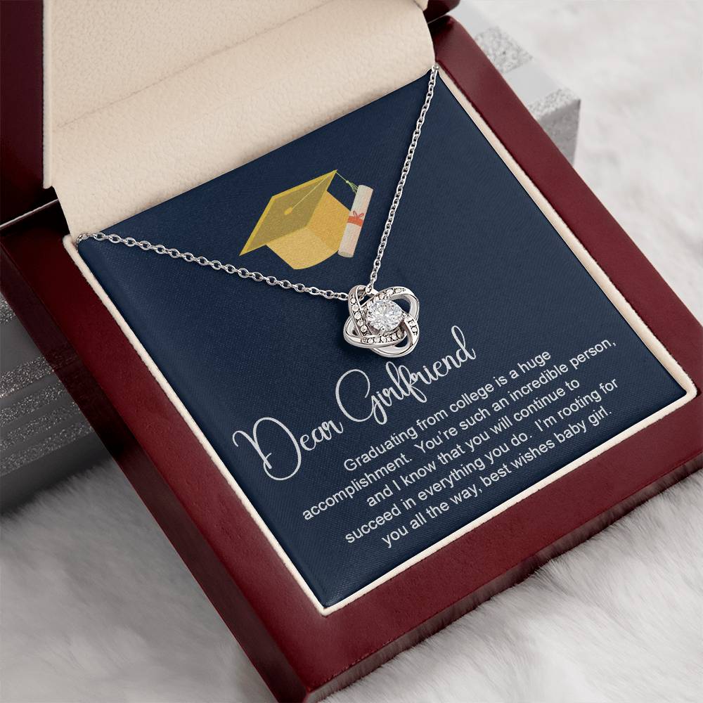 Dear Girlfriend Necklace Girlfriend Graduation Necklace Gift Gift For Graduation Necklace For Girlfriend Proud Of You Graduation Necklace Best Wishes Necklace For Girlfriend Sentimental Gift For Girlfriend Necklace For Girlfriend Necklace For Girlfriend