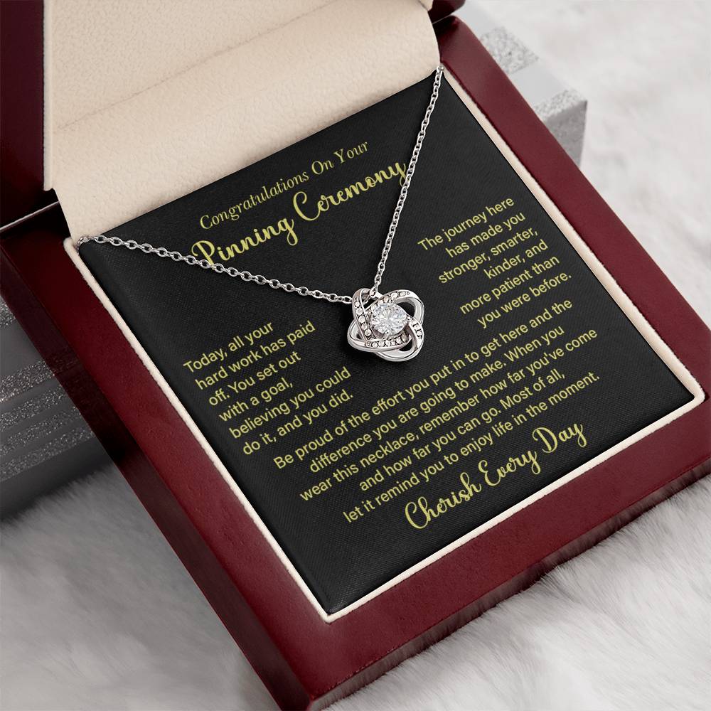 Congratulations On Your Pinning Ceremony Necklace Pinning Ceremony Necklace Gift Congratulations Pinning Ceremony Jewelry Journey Of Success Necklace Pinning Ceremony Milestone Necklace Necklace To Celebrate Hard Work Pinning Ceremony Keepsake Jewelry