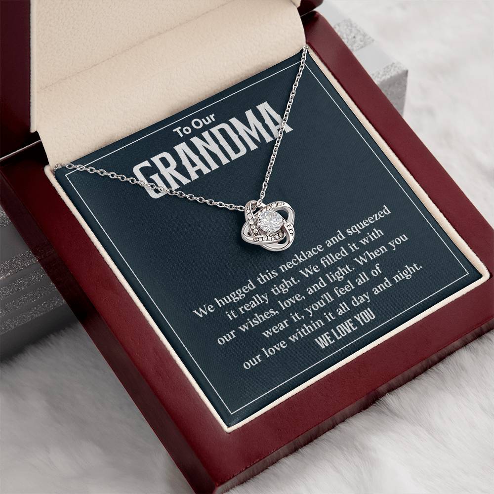 To Our Grandma Grandma Necklace Gift Heartfelt Gift For Grandma Sentimental Jewelry For Grandmother Emotional Necklace For Grandma Jewelry Gift For Grandma Grandchildren To Grandma Gift Special Gift For Grandma Meaningful Gift For Grandma