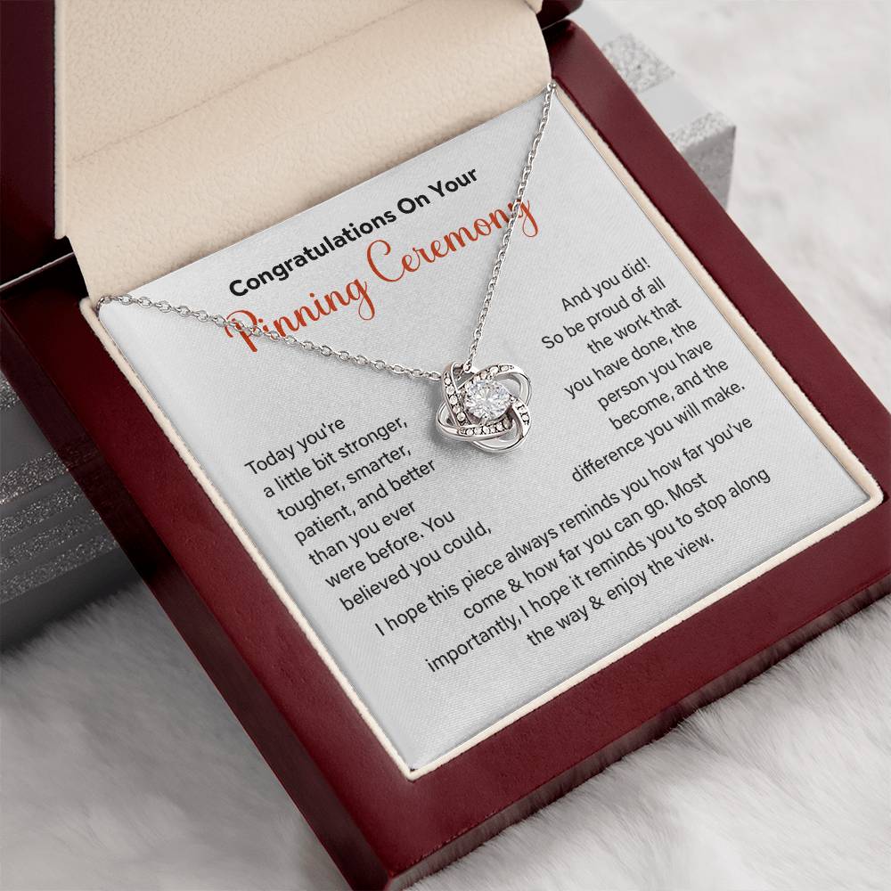 Congratulations On Your Pinning Ceremony Strength And Determination Jewelry Enjoy The View Necklace Best Wishes Necklace Path To Success Necklace Personal Growth Jewelry Motivational Jewelry For New Beginnings Meaningful Gift For Graduates