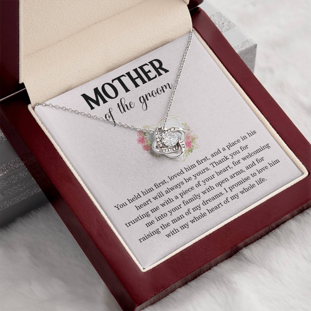 To The Mother Of The Groom Mother Of The Groom Necklace Gift Sentimental Jewelry For Mother Of The Groom Emotional Keepsake For Mother Jewelry Gift For Groom's Mom Special Gift For Groom's Mom Meaningful Gift For Groom's Mother