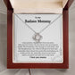 Badass Mom Necklace from Baby – With Gift Box & Card