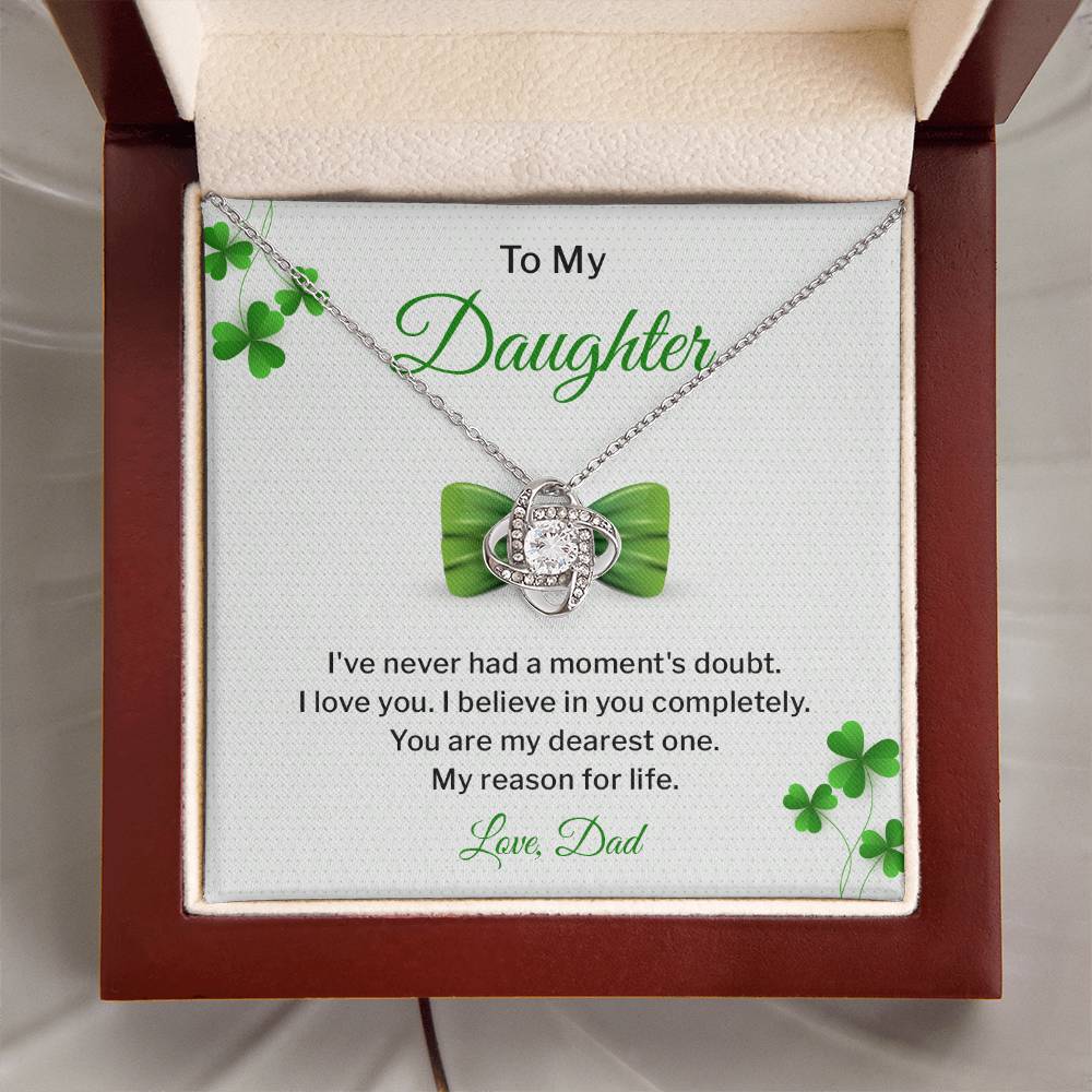 Daughter Gift from Dad – Green Gift Box & Card