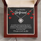 To My Beautiful Girlfriend – Necklace with Message Card