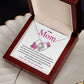 Mother Necklace Gift from Daughter with Gift Card