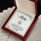Daughter to Mom Necklace Gift – with Message Card