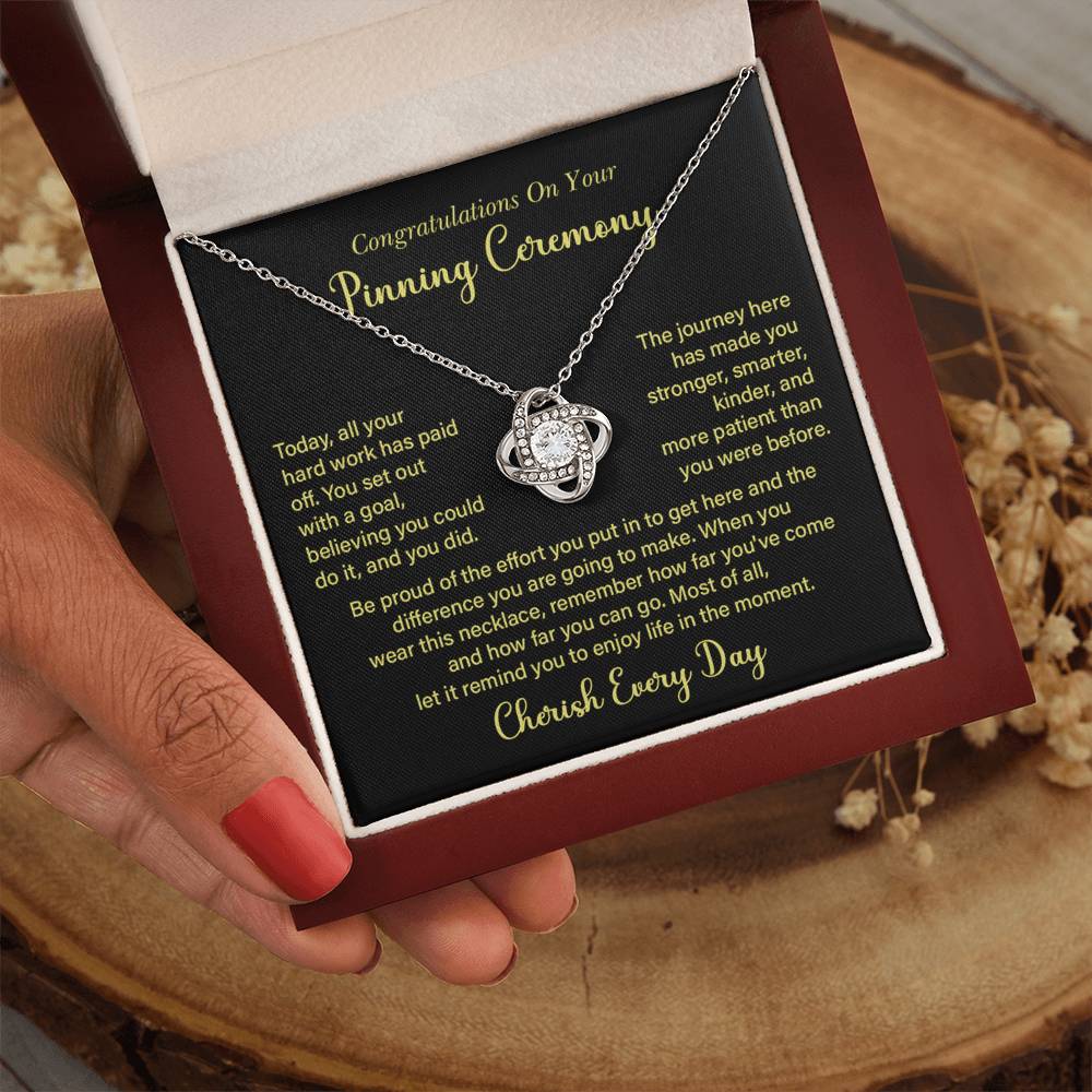 Congratulations On Your Pinning Ceremony Necklace Pinning Ceremony Necklace Gift Congratulations Pinning Ceremony Jewelry Journey Of Success Necklace Pinning Ceremony Milestone Necklace Necklace To Celebrate Hard Work Pinning Ceremony Keepsake Jewelry