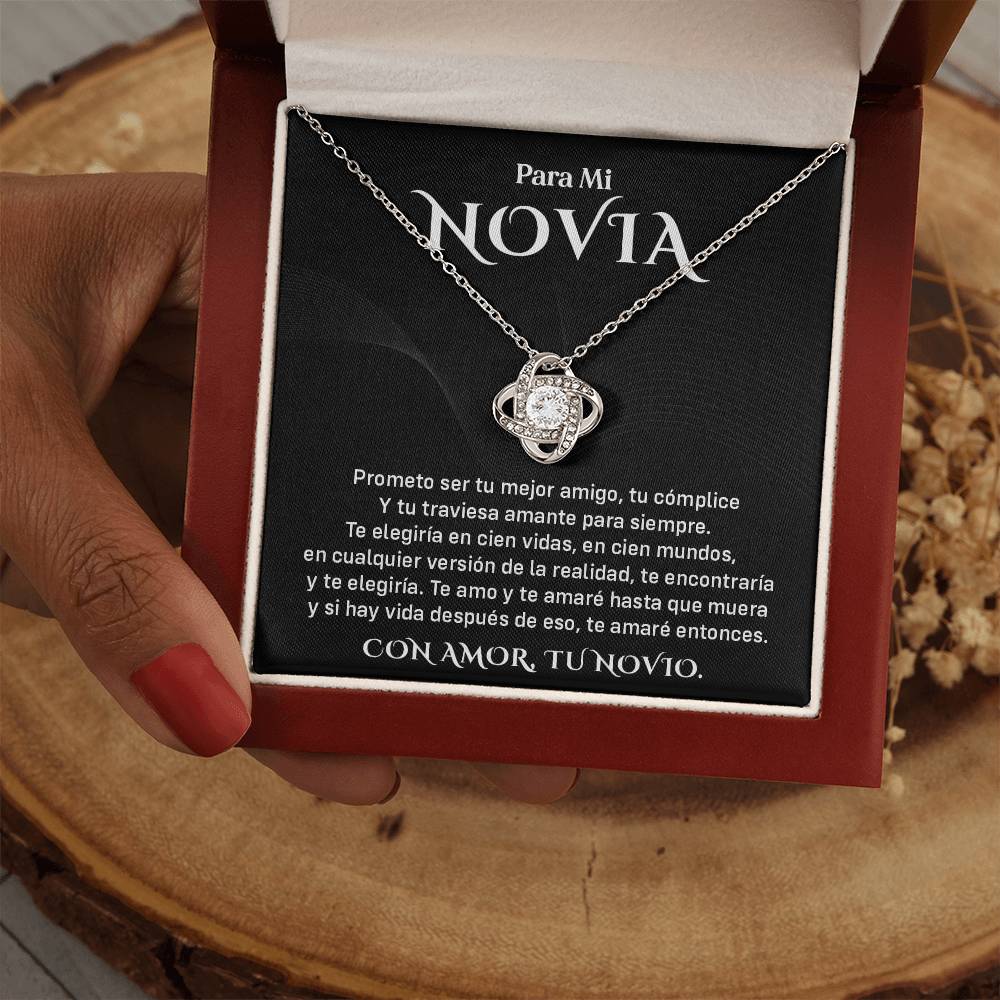 Collar Para Mi Novia Collar Para Mi Novia Regalo Romántico  Regalo Para Enamorados Collar Con Promesa De Amor Collar Para Parejas Enamoradas Collar Con Texto De Amor Joyería De Amor Para Ella Regalo Con Mensaje Personalizado Para Novia Collar Para Mi Alma