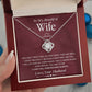 Wife Necklace Gift from Husband Forever Love Box