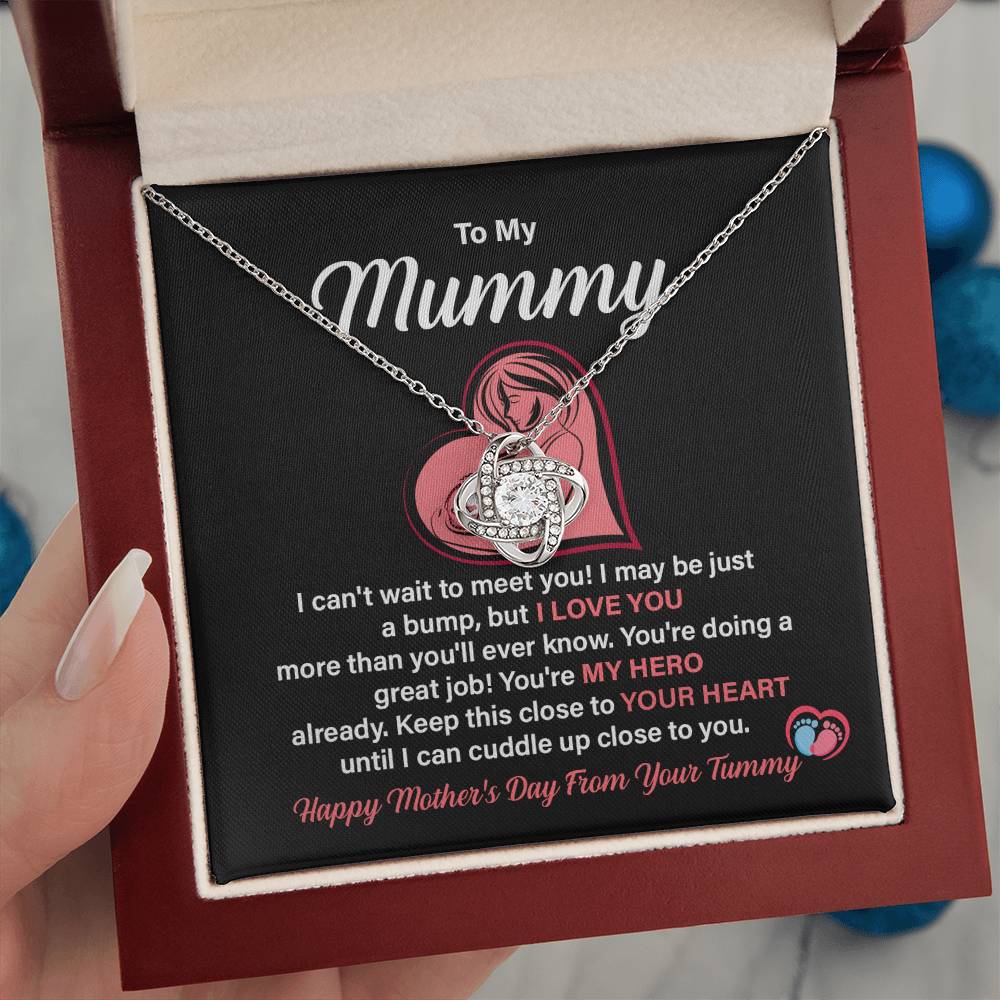 Mother’s Day Gift for Mom from Bump – Love Knot Necklace