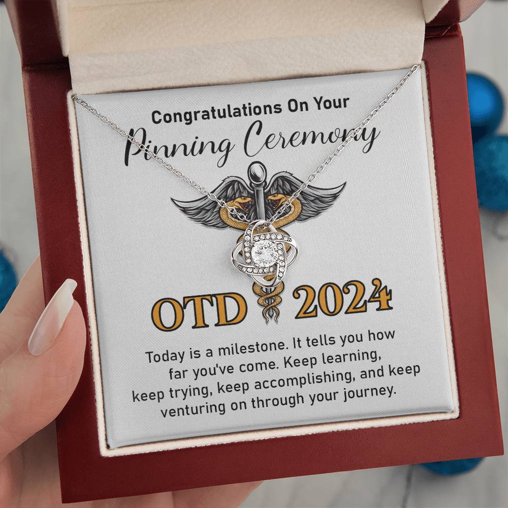 Congratulations On Your Otd 2024 Pinning Ceremony Necklace Otd 2024 Pinning Ceremony Necklace Pinning Ceremony Milestone Necklace Congratulations Pinning Ceremony Jewelry Otd 2024 Graduation Necklace Gift Necklace For Celebrating