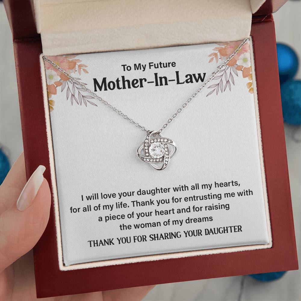 Future Mother-In-Law Necklace from Groom Gift Box