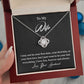 Wife Necklace Gift from Husband with Card & Gift Box