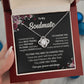 Soulmate Love Knot Necklace with Message Card & Gift Box