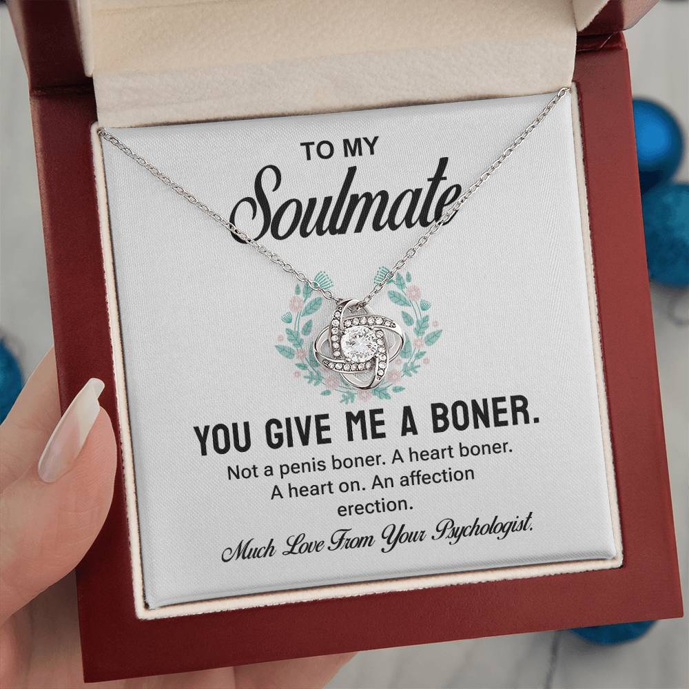 Funny Soulmate Necklace Gift from Psychologist