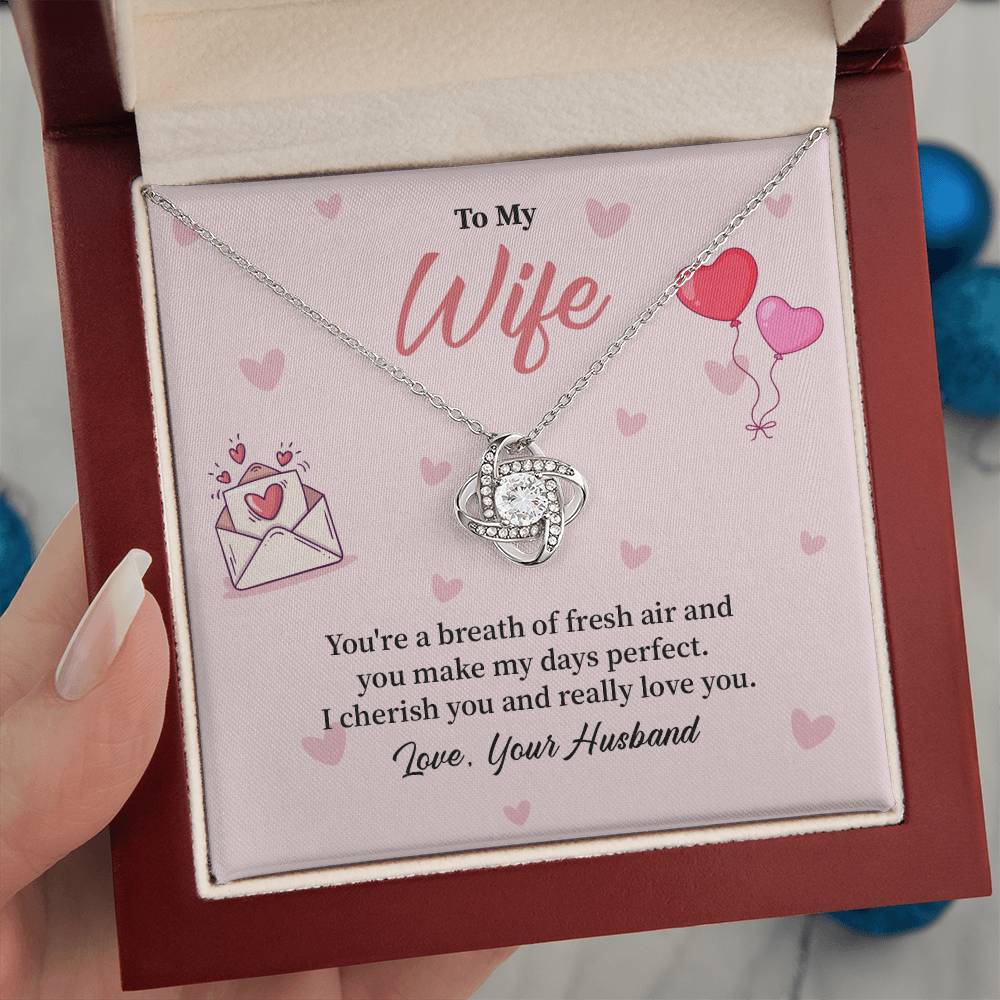 Romantic Wife Necklace Gift from Husband Love Box