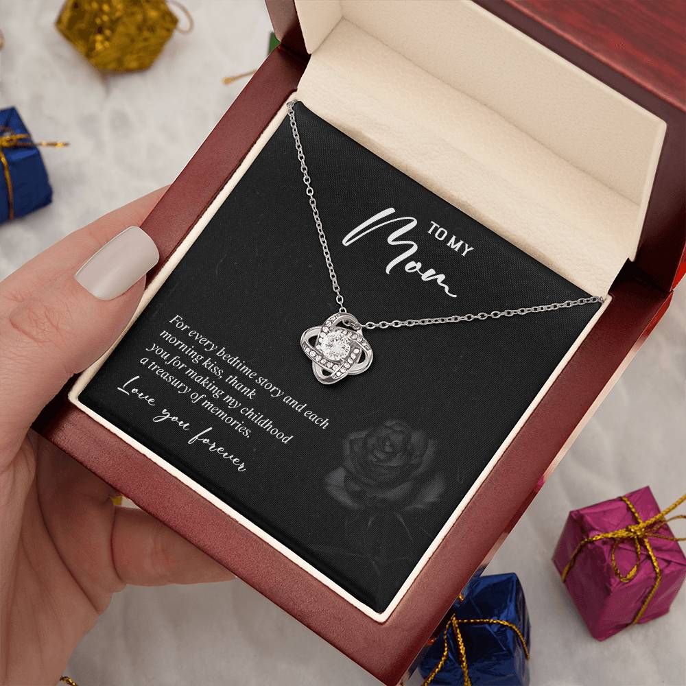 To My Mom Necklace Gifts Meaningful Gift to Mom from Son– I Love You Necklace, Sentimental Mother's Day Gift for Mom from Son, Unique Moms Birthday Gift Ideas
