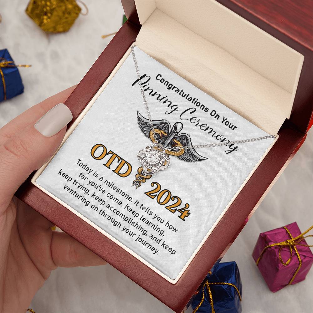 Congratulations On Your Otd 2024 Pinning Ceremony Necklace Otd 2024 Pinning Ceremony Necklace Pinning Ceremony Milestone Necklace Congratulations Pinning Ceremony Jewelry Otd 2024 Graduation Necklace Gift Necklace For Celebrating