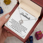 Soulmate Necklace Gift for Her with Message Card