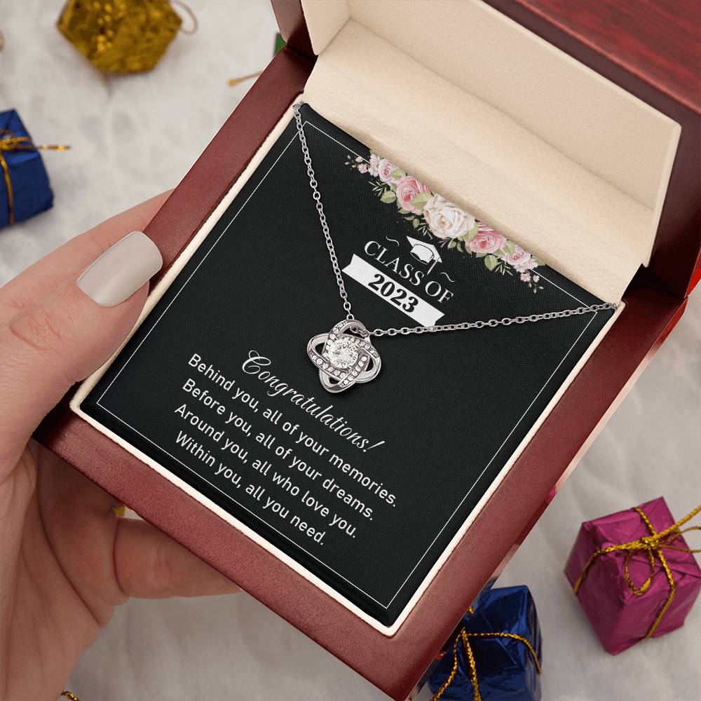 Personalized Graduation Necklace Gift With Gift Box