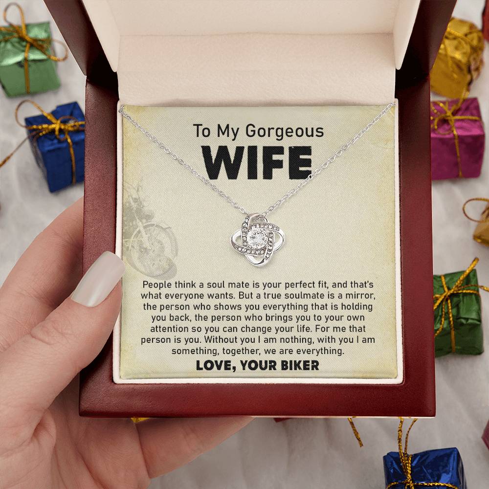 Romantic Necklace Gift For Wife From Biker Husband