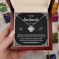 Soulmate Necklace for Her with Gift Box and Message