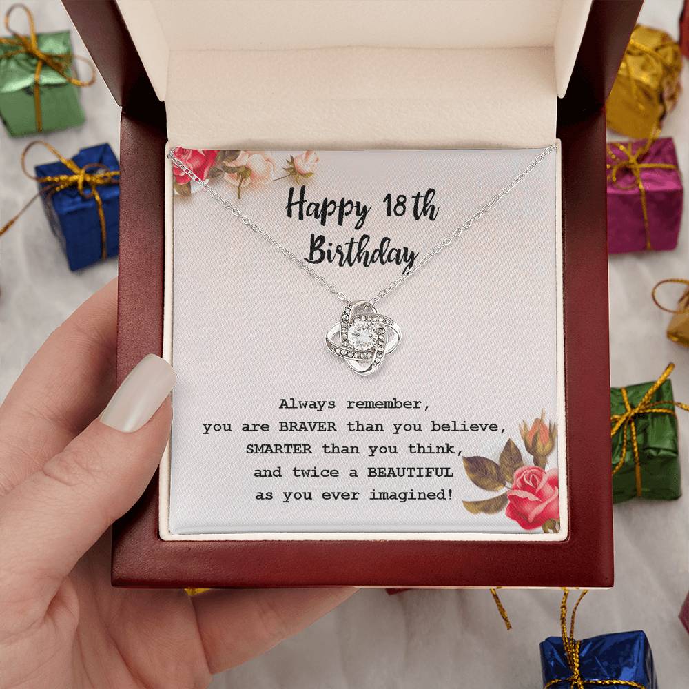 18th Birthday Gift for Her – Inspirational Necklace