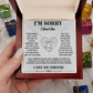 I m sorry i heart you