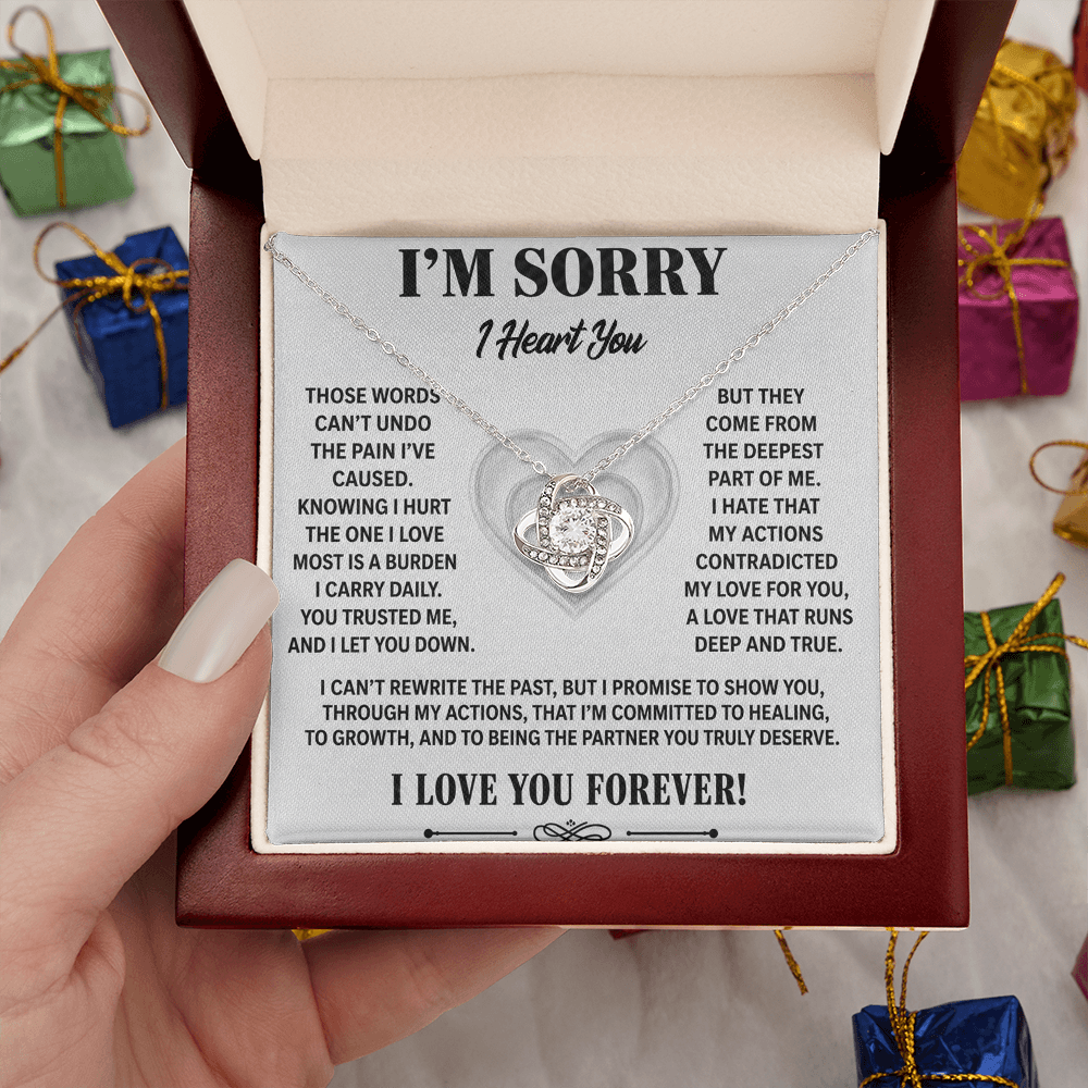 I m sorry i heart you
