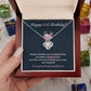 30th Birthday Necklace Gift for Her – Elegant Love Knot Jewelry