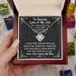 To My Love of My Life Necklace Gift With Message Card
