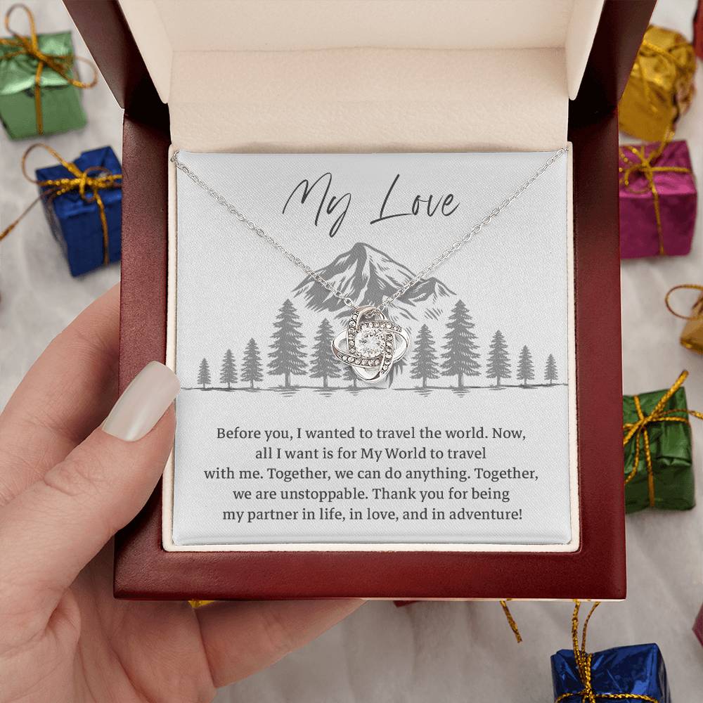 Adventure Partner Gift for My Love – Message Card Inside