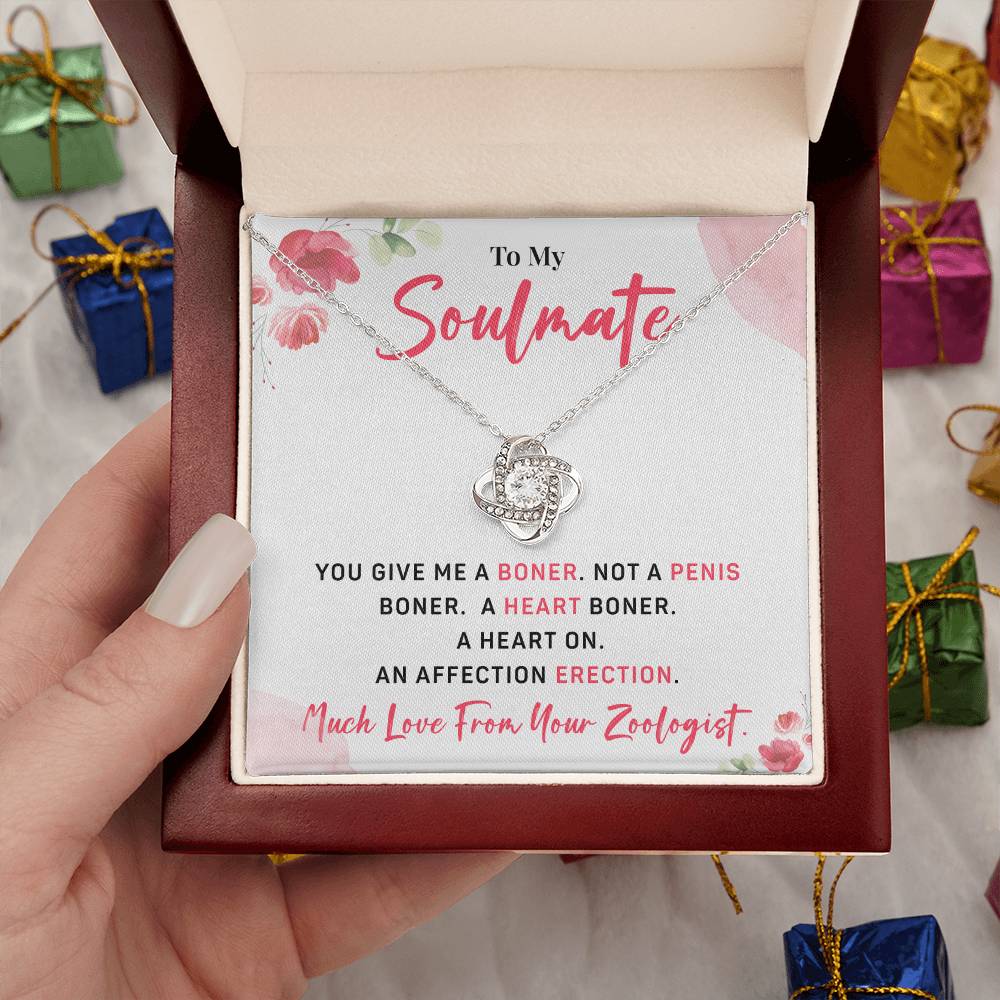 Funny Zoologist Necklace Gift for Soulmate