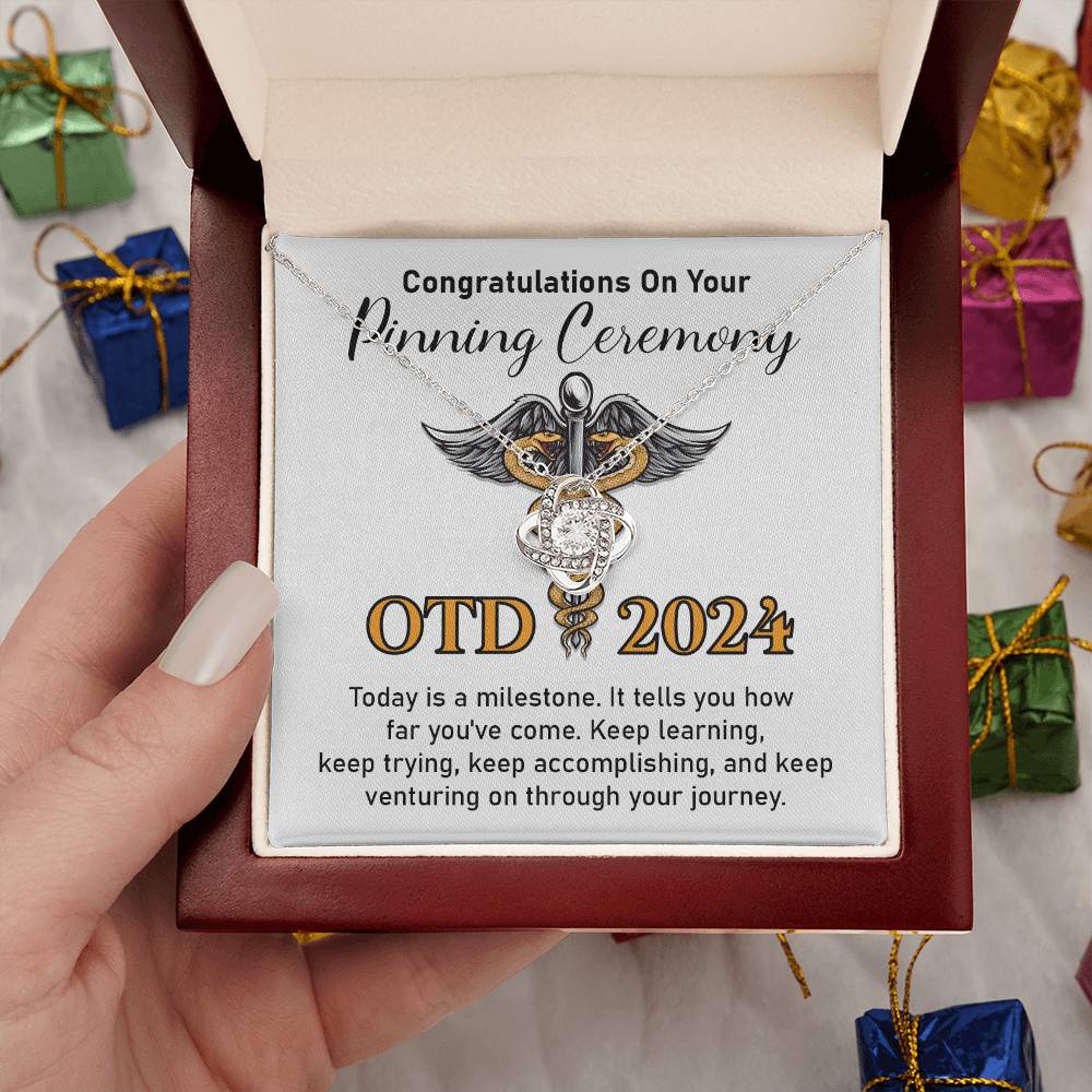 Congratulations On Your Otd 2024 Pinning Ceremony Necklace Otd 2024 Pinning Ceremony Necklace Pinning Ceremony Milestone Necklace Congratulations Pinning Ceremony Jewelry Otd 2024 Graduation Necklace Gift Necklace For Celebrating