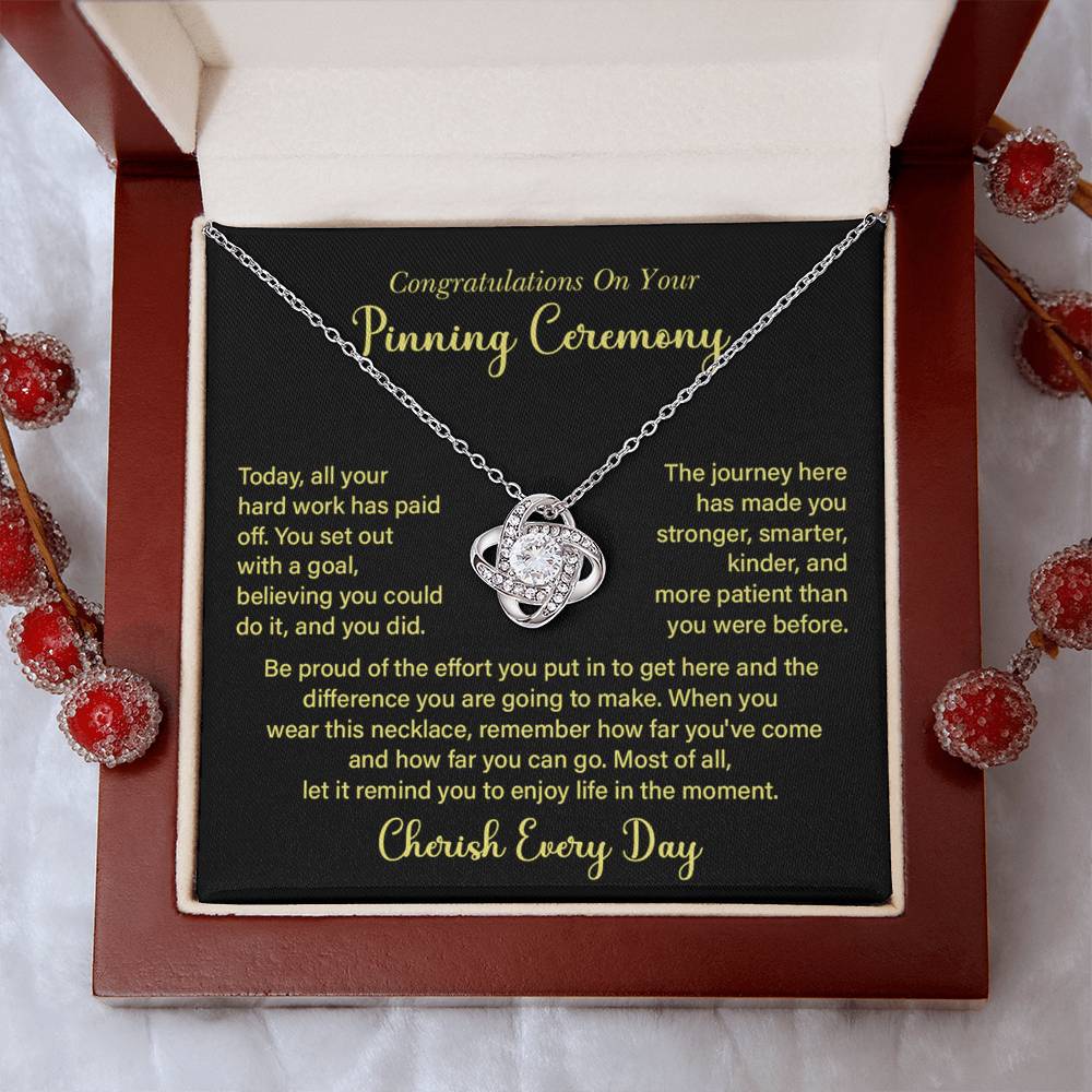 Congratulations On Your Pinning Ceremony Necklace Pinning Ceremony Necklace Gift Congratulations Pinning Ceremony Jewelry Journey Of Success Necklace Pinning Ceremony Milestone Necklace Necklace To Celebrate Hard Work Pinning Ceremony Keepsake Jewelry