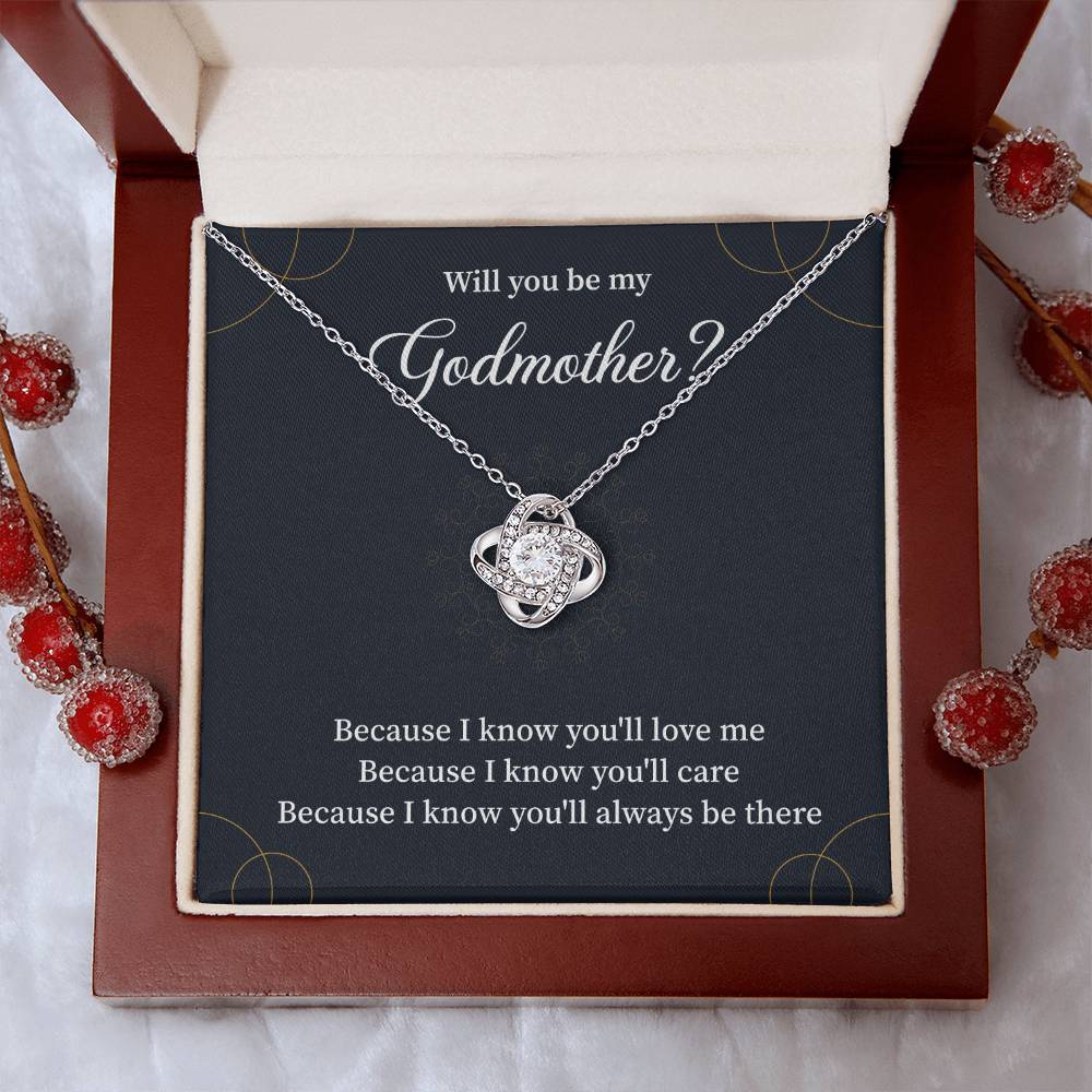 Will you be my Godmother Words Of Wisdom Necklace Strengthening Jewelry For Girls Godmother's Love Jewelry Cherished Goddaughter Necklace Adventurous Spirit Necklace Life Guidance Jewelry Uplifting Gift For Goddaughter Courageous Heart Necklace