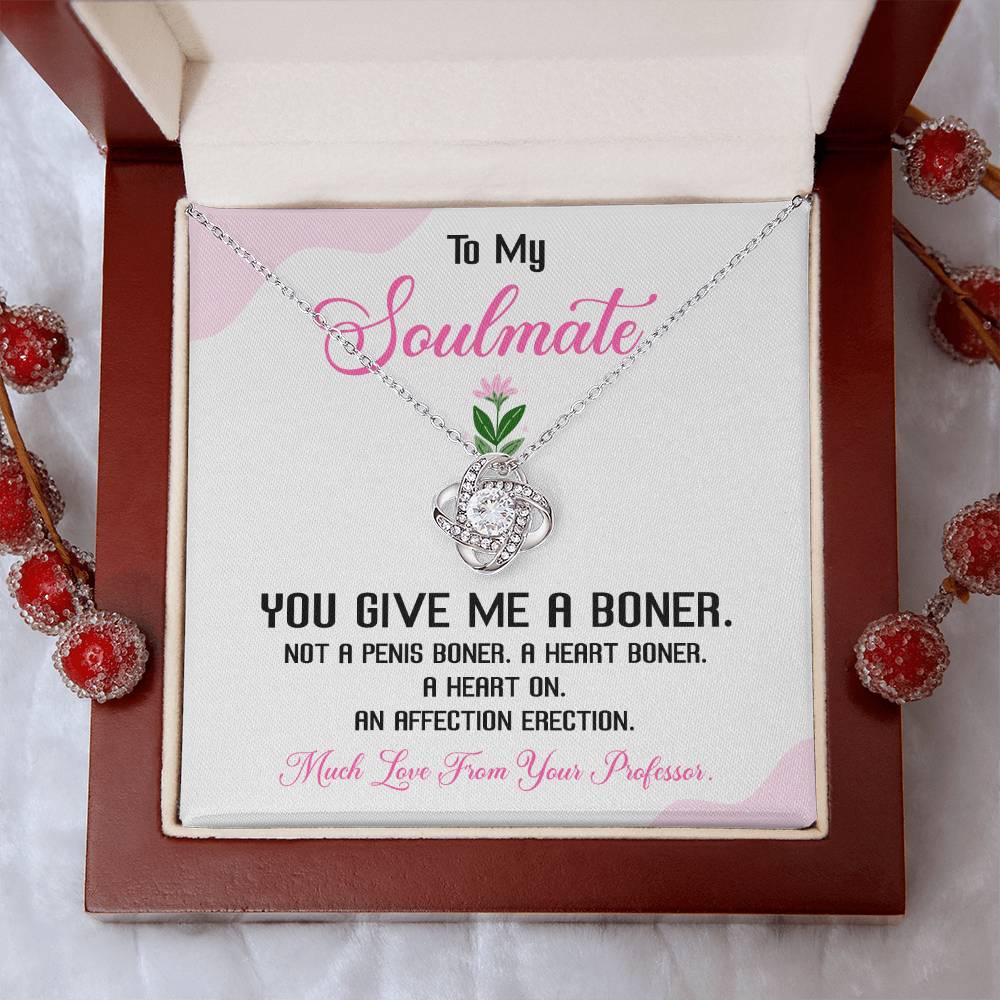 Funny Soulmate Necklace Gift from Professor