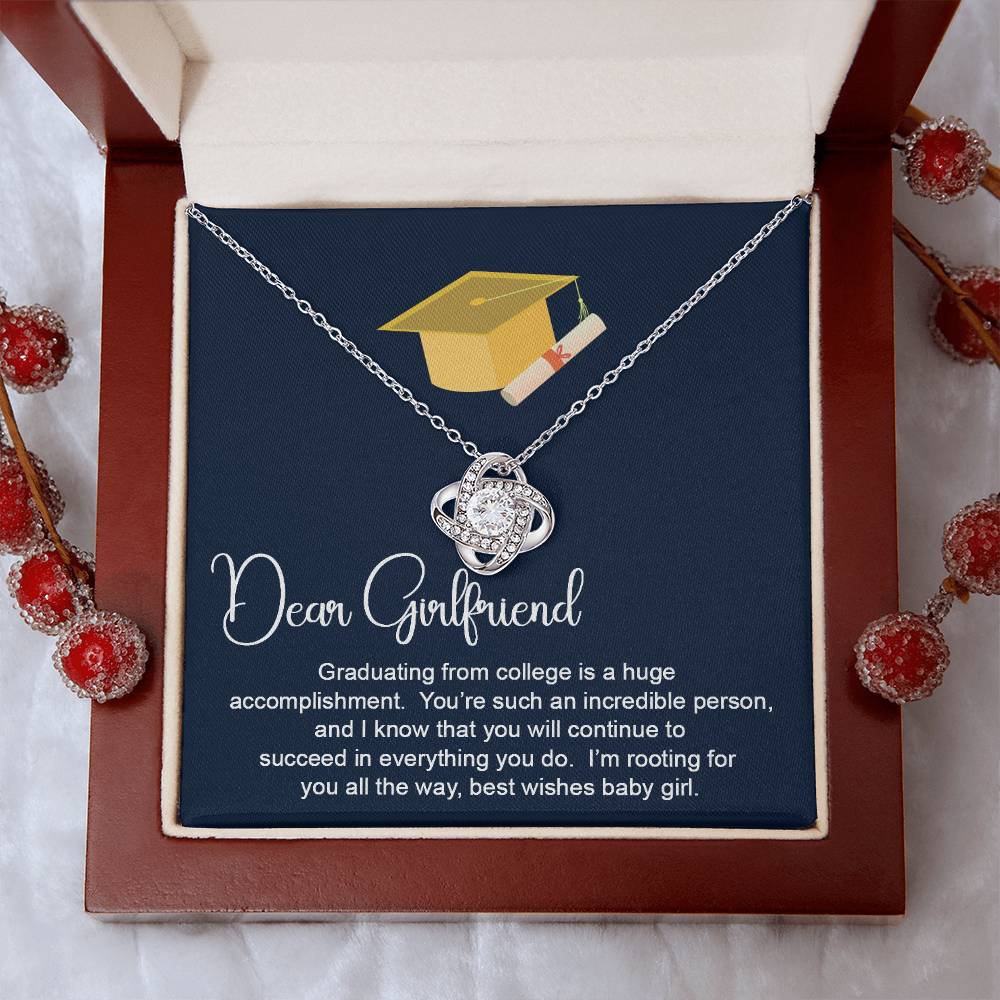 Dear Girlfriend Necklace Girlfriend Graduation Necklace Gift Gift For Graduation Necklace For Girlfriend Proud Of You Graduation Necklace Best Wishes Necklace For Girlfriend Sentimental Gift For Girlfriend Necklace For Girlfriend Necklace For Girlfriend