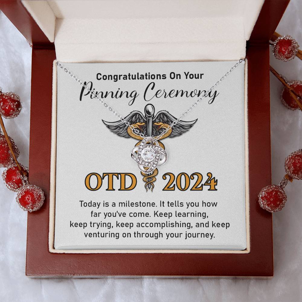 Congratulations On Your Otd 2024 Pinning Ceremony Necklace Otd 2024 Pinning Ceremony Necklace Pinning Ceremony Milestone Necklace Congratulations Pinning Ceremony Jewelry Otd 2024 Graduation Necklace Gift Necklace For Celebrating