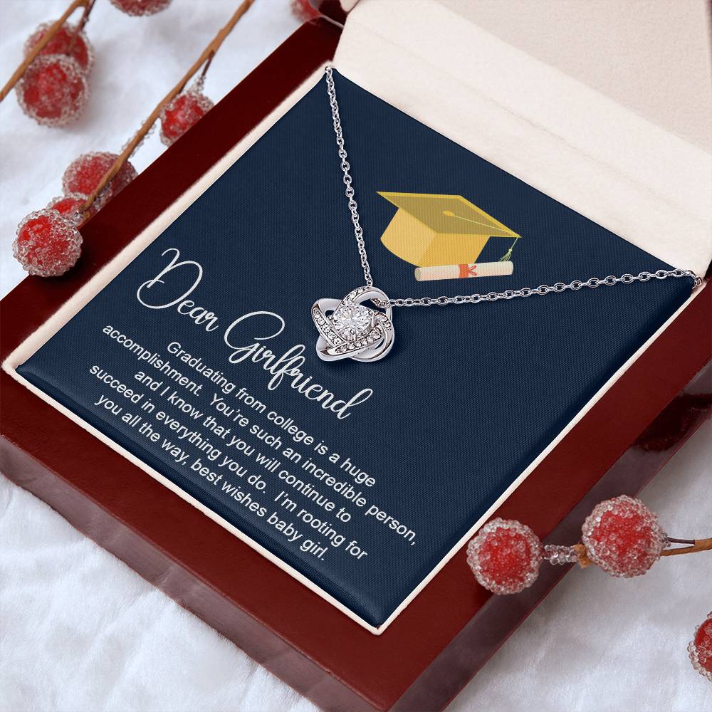 Dear Girlfriend Necklace Girlfriend Graduation Necklace Gift Gift For Graduation Necklace For Girlfriend Proud Of You Graduation Necklace Best Wishes Necklace For Girlfriend Sentimental Gift For Girlfriend Necklace For Girlfriend Necklace For Girlfriend