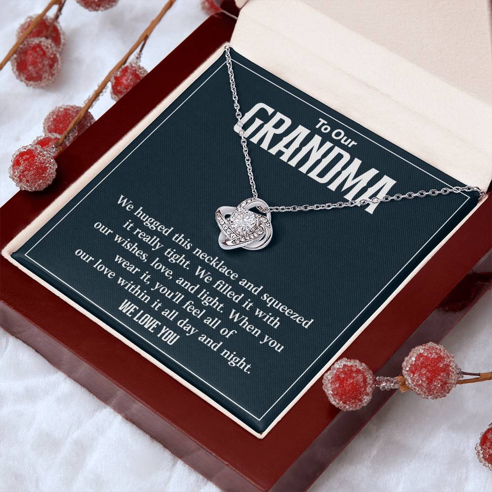 To Our Grandma Grandma Necklace Gift Heartfelt Gift For Grandma Sentimental Jewelry For Grandmother Emotional Necklace For Grandma Jewelry Gift For Grandma Grandchildren To Grandma Gift Special Gift For Grandma Meaningful Gift For Grandma