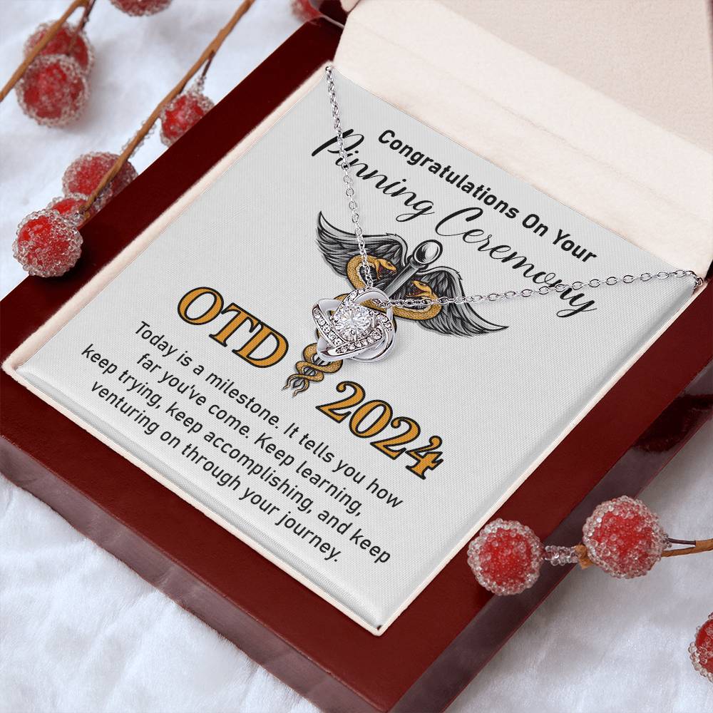 Congratulations On Your Otd 2024 Pinning Ceremony Necklace Otd 2024 Pinning Ceremony Necklace Pinning Ceremony Milestone Necklace Congratulations Pinning Ceremony Jewelry Otd 2024 Graduation Necklace Gift Necklace For Celebrating